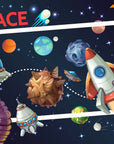 Papier Peint Enfant - Fusée Et Navette Spatiale