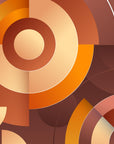 Retro wallpaper – Vintage graphic circles