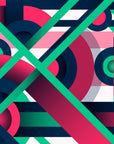 Geometric wallpaper – Contemporary graphic composition