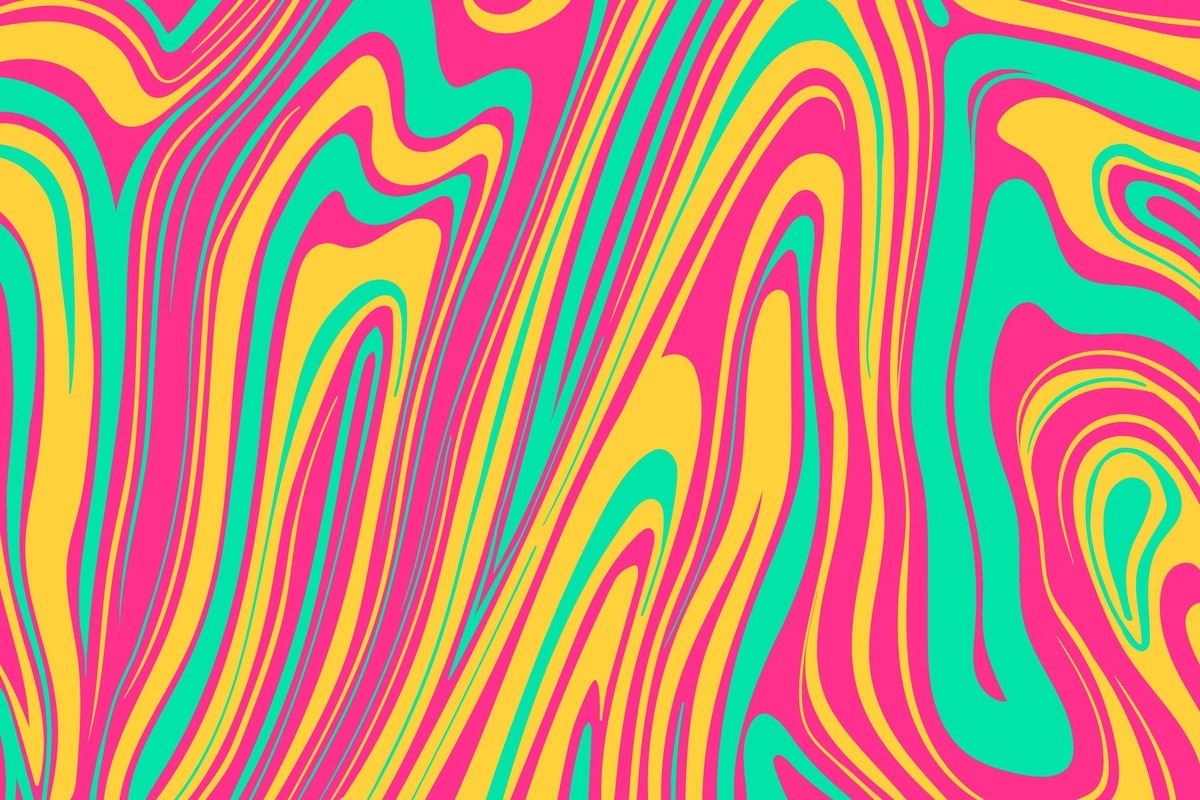 Abstract Wallpaper - Colorful Psychedelic