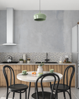 Art Deco Wallpaper - Light Grey Concrete Effect