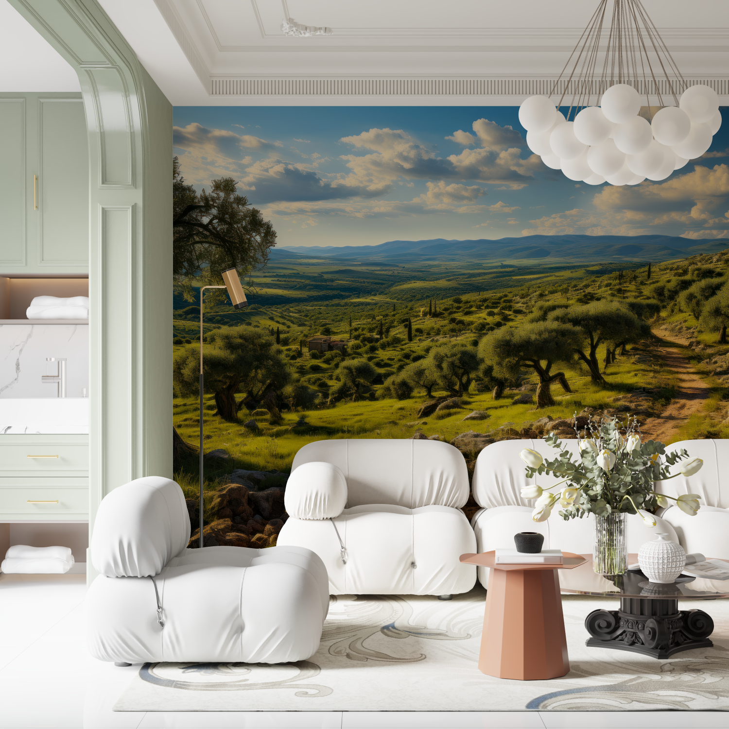 Italian Landscape Wallpaper