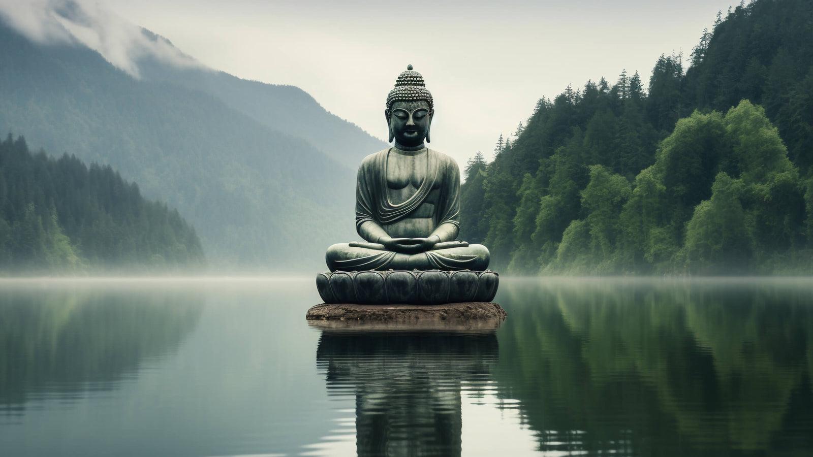 Zen Trompe L'Oeil Wallpaper