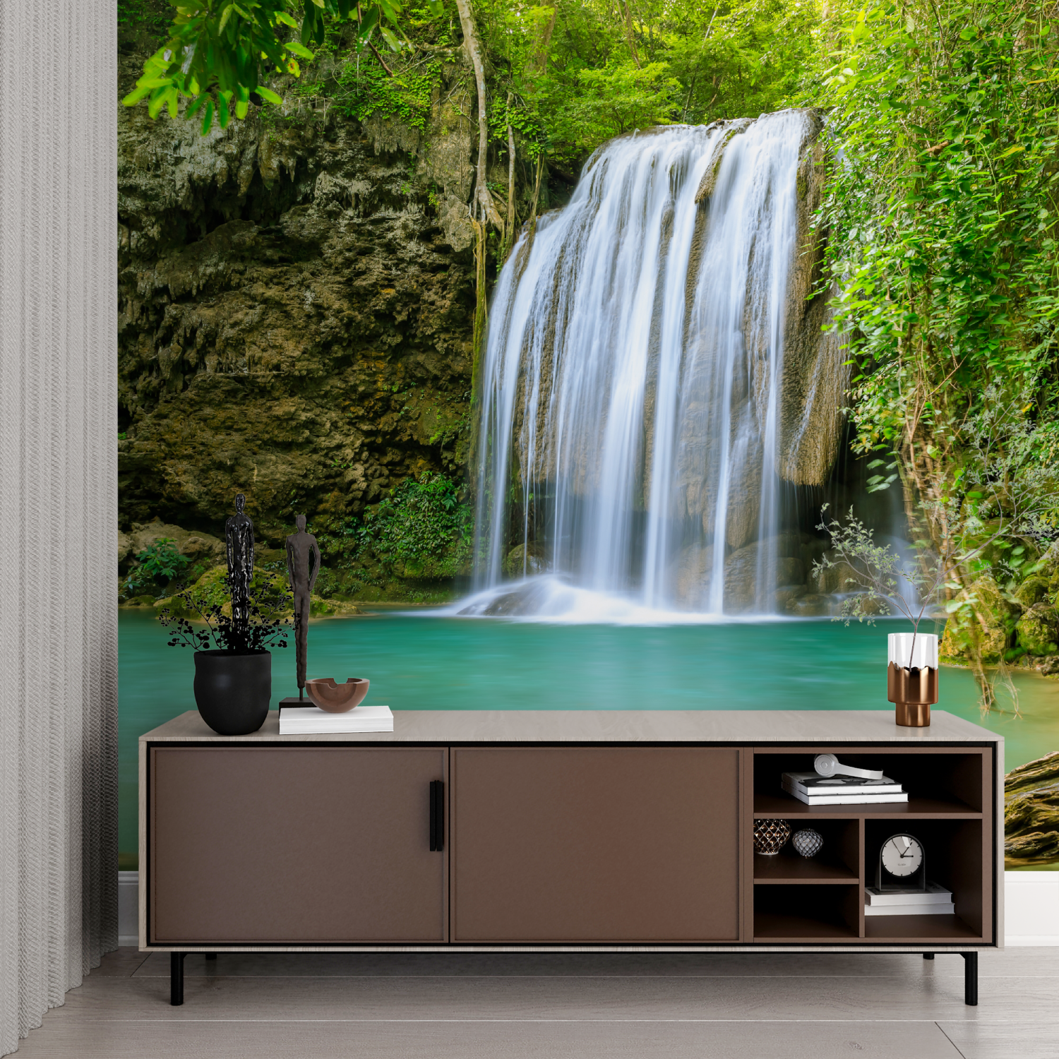 Landscape Wallpaper - Tropical Waterfall