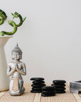 Japanese Wallpaper - Buddha Statue and White Zen Decor
