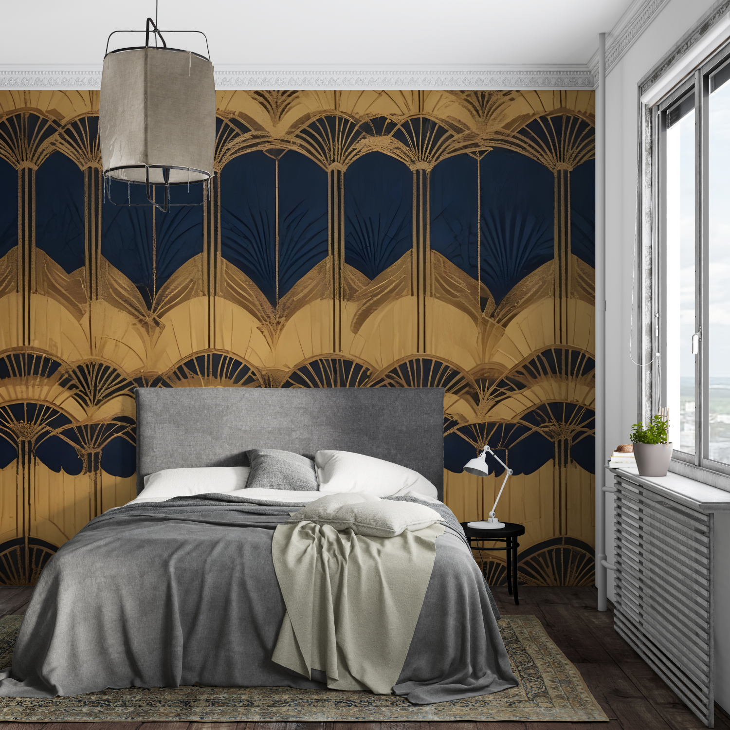 Art &amp; Deco Wallpaper - Imperial Palmettes