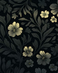 Floral Wallpaper - Night Garden with Jasmine Flowers