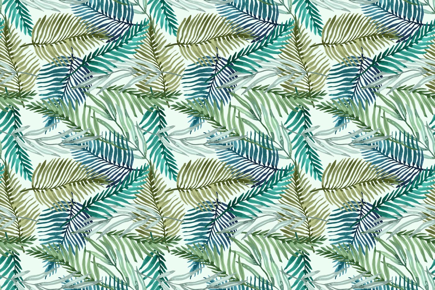 Foliage Wallpaper - Tropical Watercolor Patterns