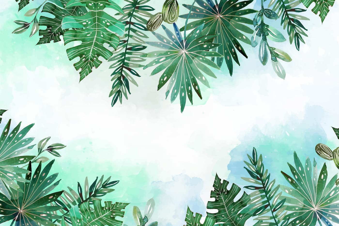 Tropical Wallpaper - Plant Freshness