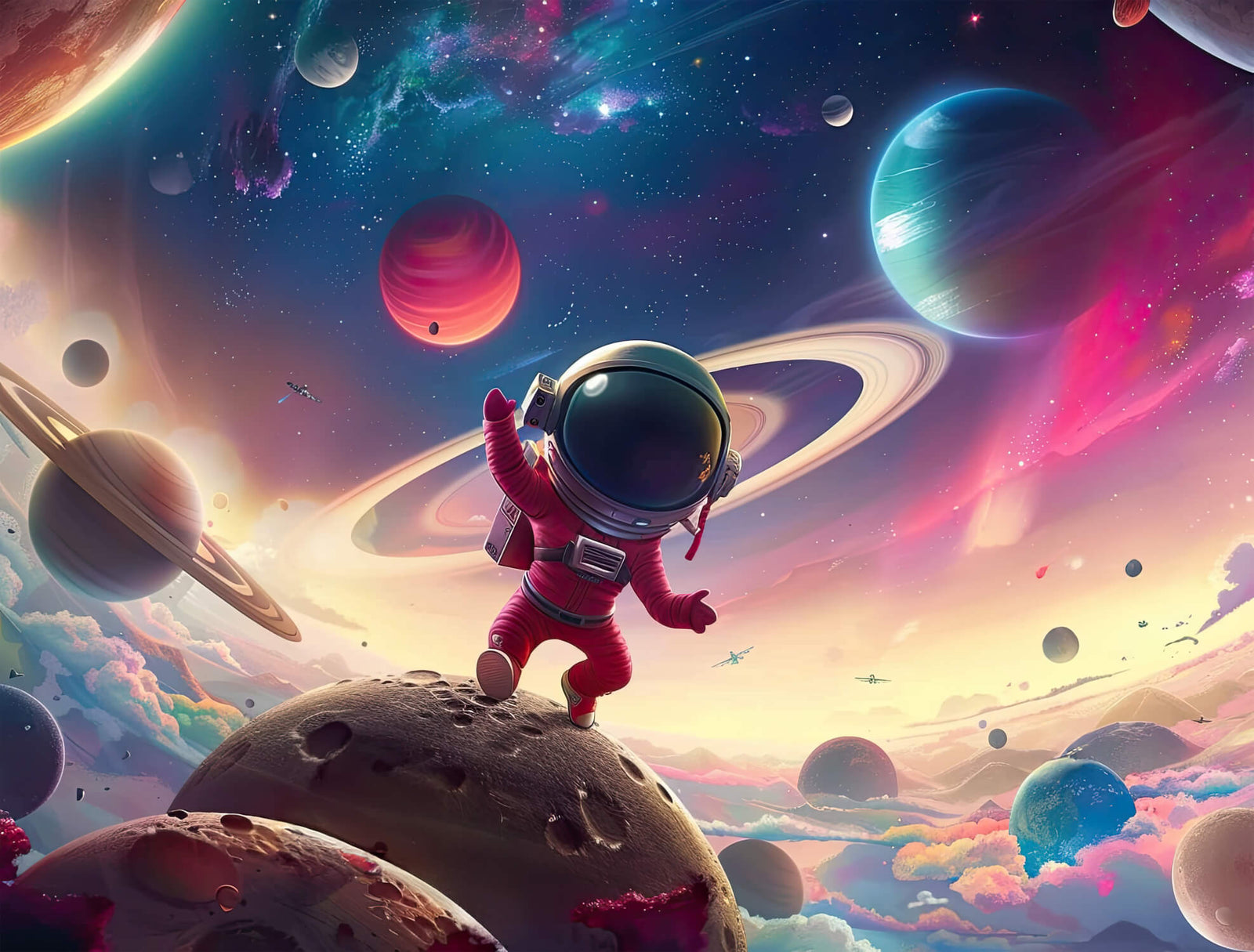 Papier Peint Espace - Aventure Galactique