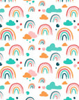 Papier Peint Enfant - Arc-en-Ciel Joyeux