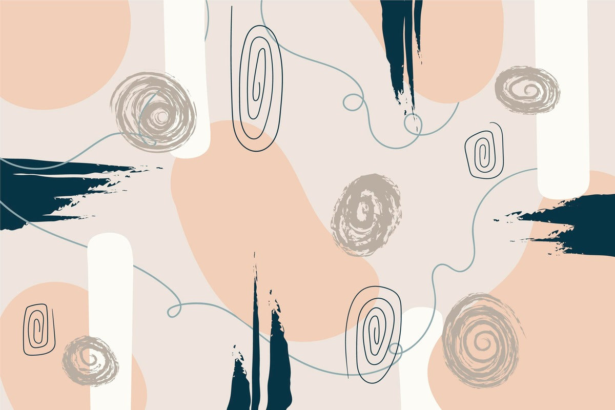 Papier Peint Minimaliste - Rêverie Rosée