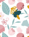 Papier Peint Floral - Composition Bohème Colorée