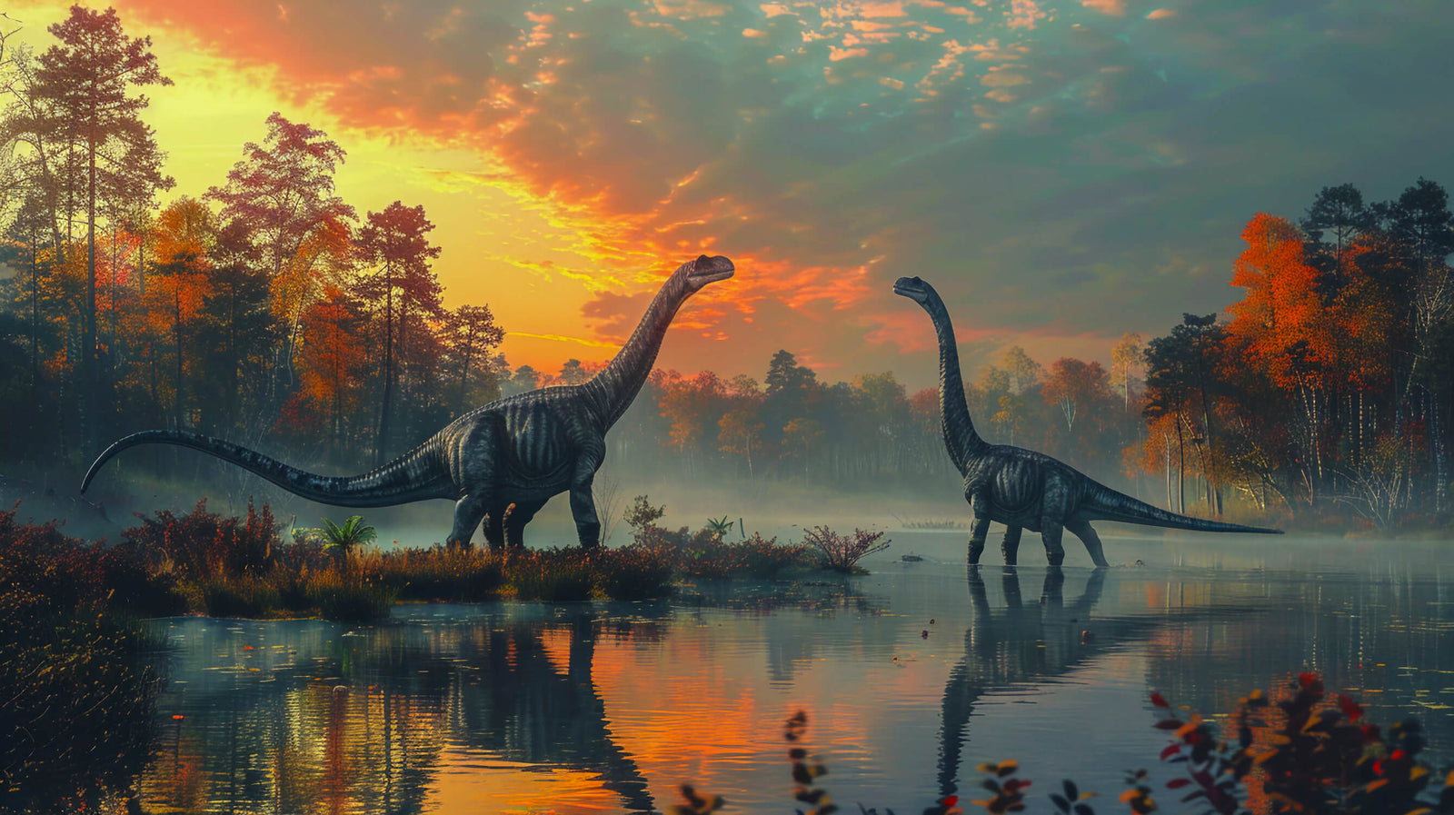 Dinosaur Panoramic Wallpaper
