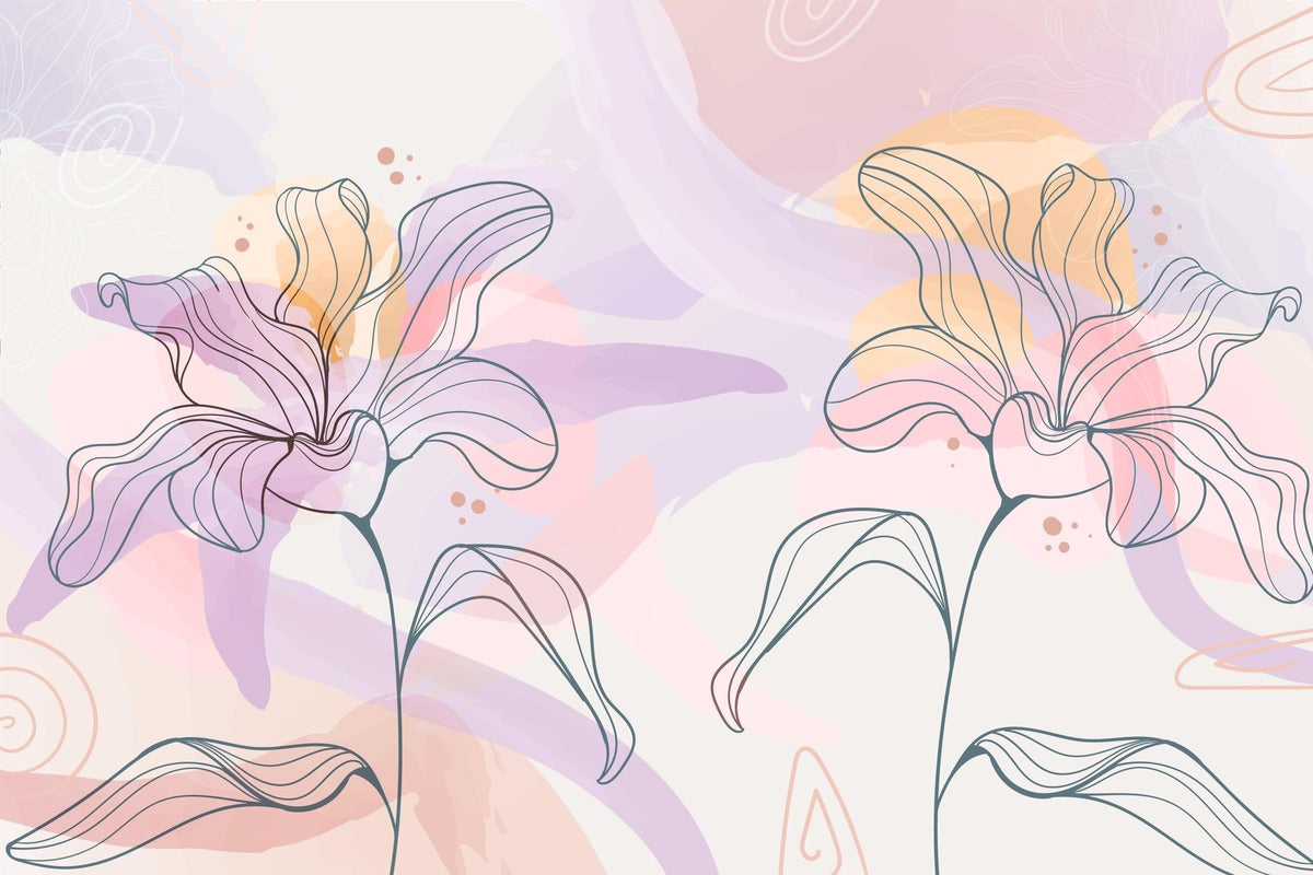 Abstract Wallpaper - Flowers and Artistic Patterns