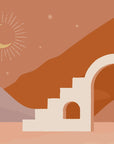 Papier Peint Boho - Paysage Architectural
