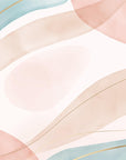 Papier Peint Abstrait - Vagues de Couleurs