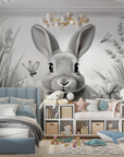 Black and White Wallpaper - Curious Rabbit