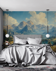 Landscape Wallpaper - Snow-Capped Peaks and Alpine Lake
