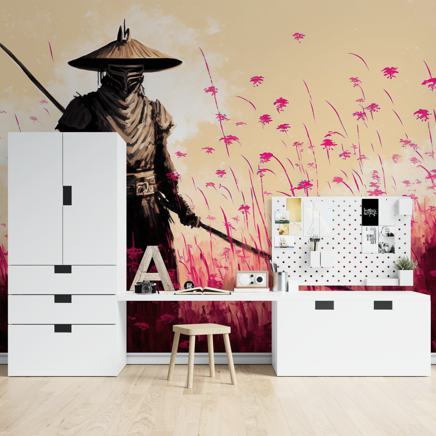 Japanese Wallpaper Red Warrior