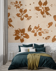 Art Deco Wallpaper - Copper Flower Seedlings
