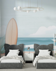 Landscape Wallpaper - Waves and Surfboard