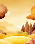 Children's wallpaper – Poetic autumn landscape