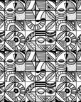 Art Deco Wallpaper - Tribal Graphic Patterns