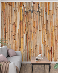 Wood Wallpaper - Bamboo Wall