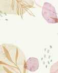 Art Deco Wallpaper – Soft Pastel Foliage