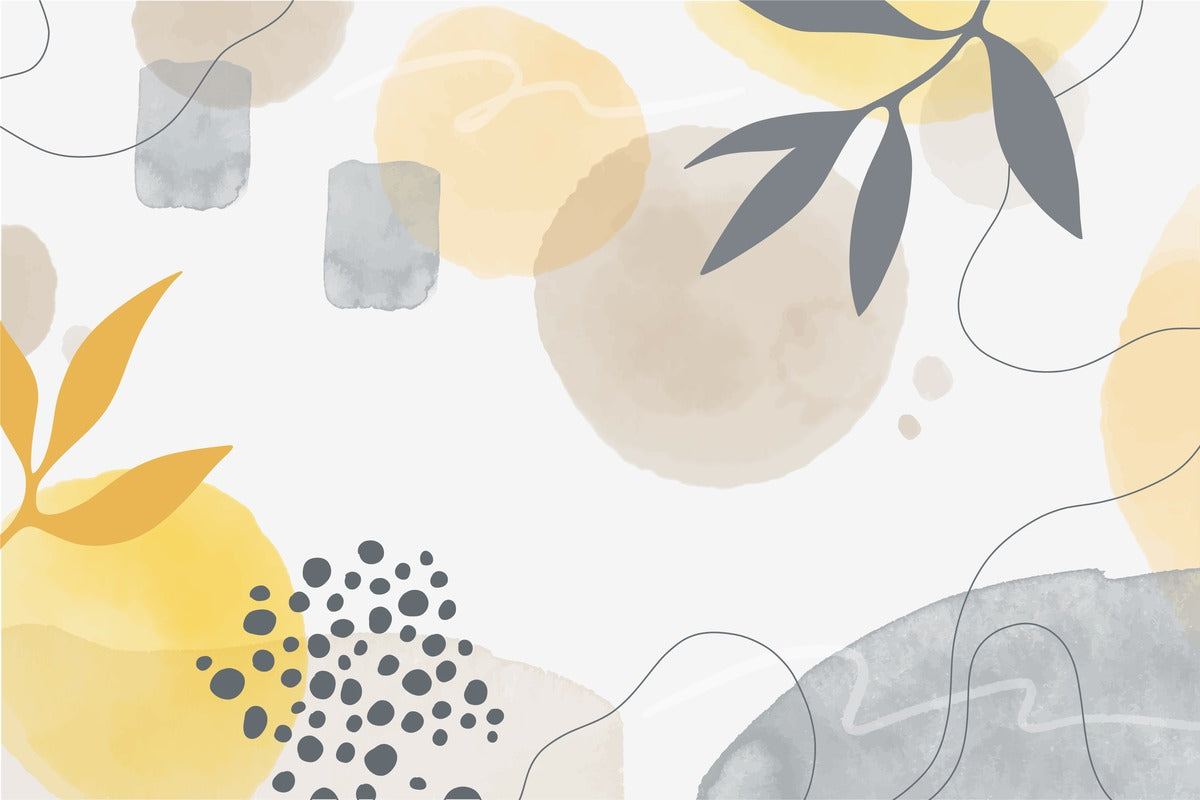 Contemporary Wallpaper - Foliage and Colorful Patterns