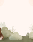 Kids Wallpaper - Bear, Fox and Watercolor Nature