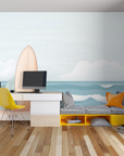 Landscape Wallpaper - Waves and Surfboard