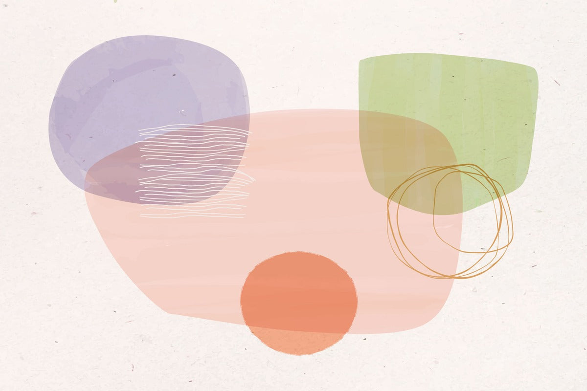 Abstract Wallpaper - Pastel Shape