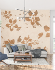 Art Deco Wallpaper - Copper Flower Seedlings