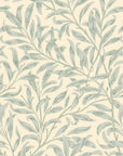 Papier Peint Vintage - Rameaux Délicats Beige et Vert