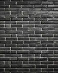 Stone Wallpaper - Matte Black Brick Wall