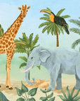 Papier Peint Enfant - Safari Amusant