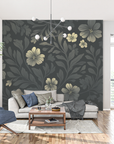 Floral Wallpaper - Night Garden with Jasmine Flowers
