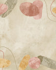 Papier peint art & déco – Formes abstraites pastel
