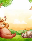 Papier Peint Enfant - Ours Dans Les Bois