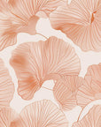 Papier Peint Floral - Fleurs de Lin Élégantes