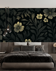 Floral Wallpaper - Night Garden with Jasmine Flowers