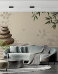 Art Deco Wallpaper - Lotus Zen Serenity