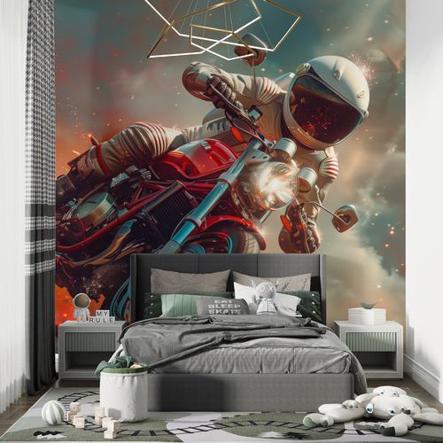 Illustration Wallpaper - Intergalactic Biker