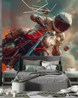 Papier Peint Illustration - Motard Intergalactique