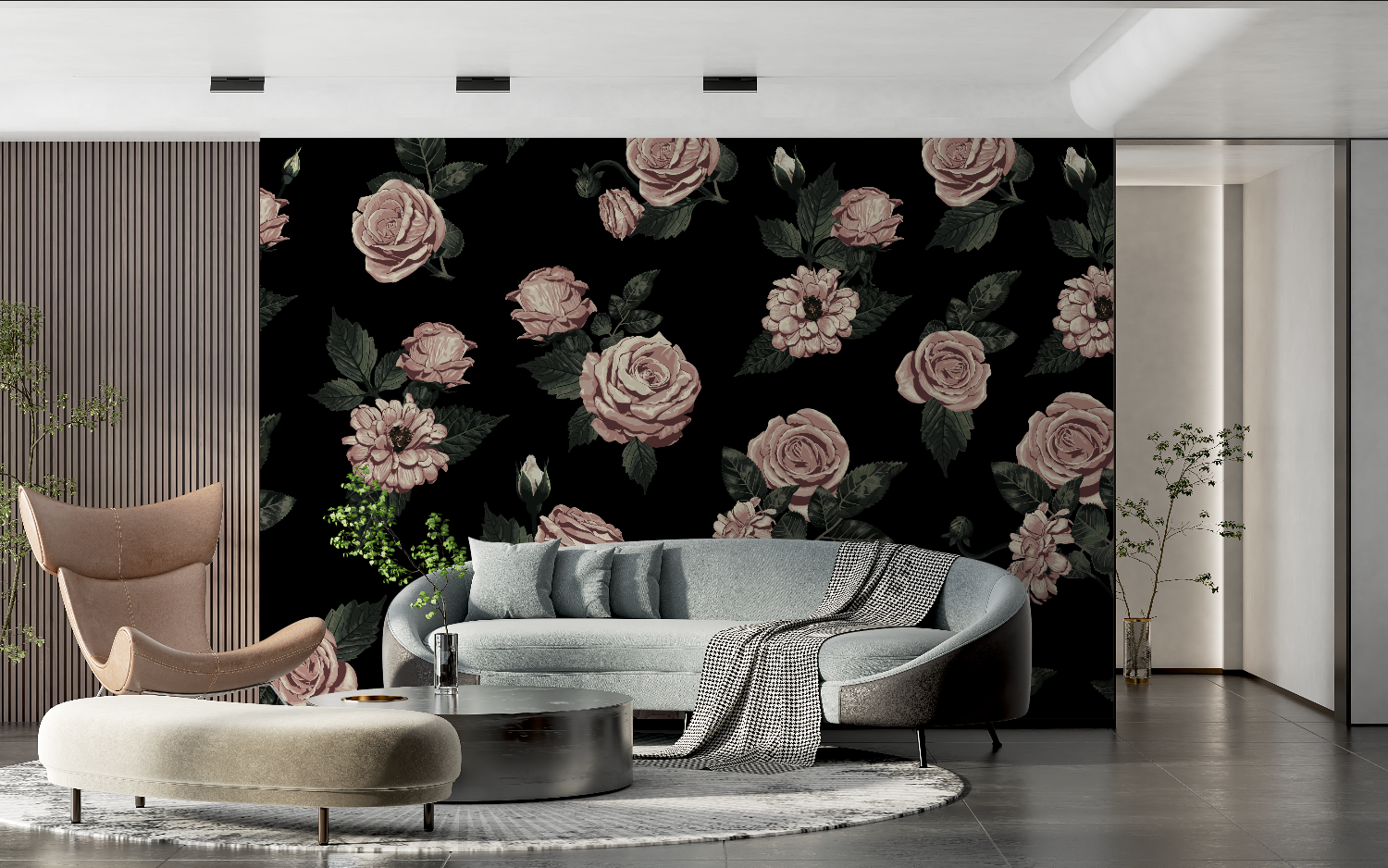 Floral Wallpaper - Romantic Vintage Roses
