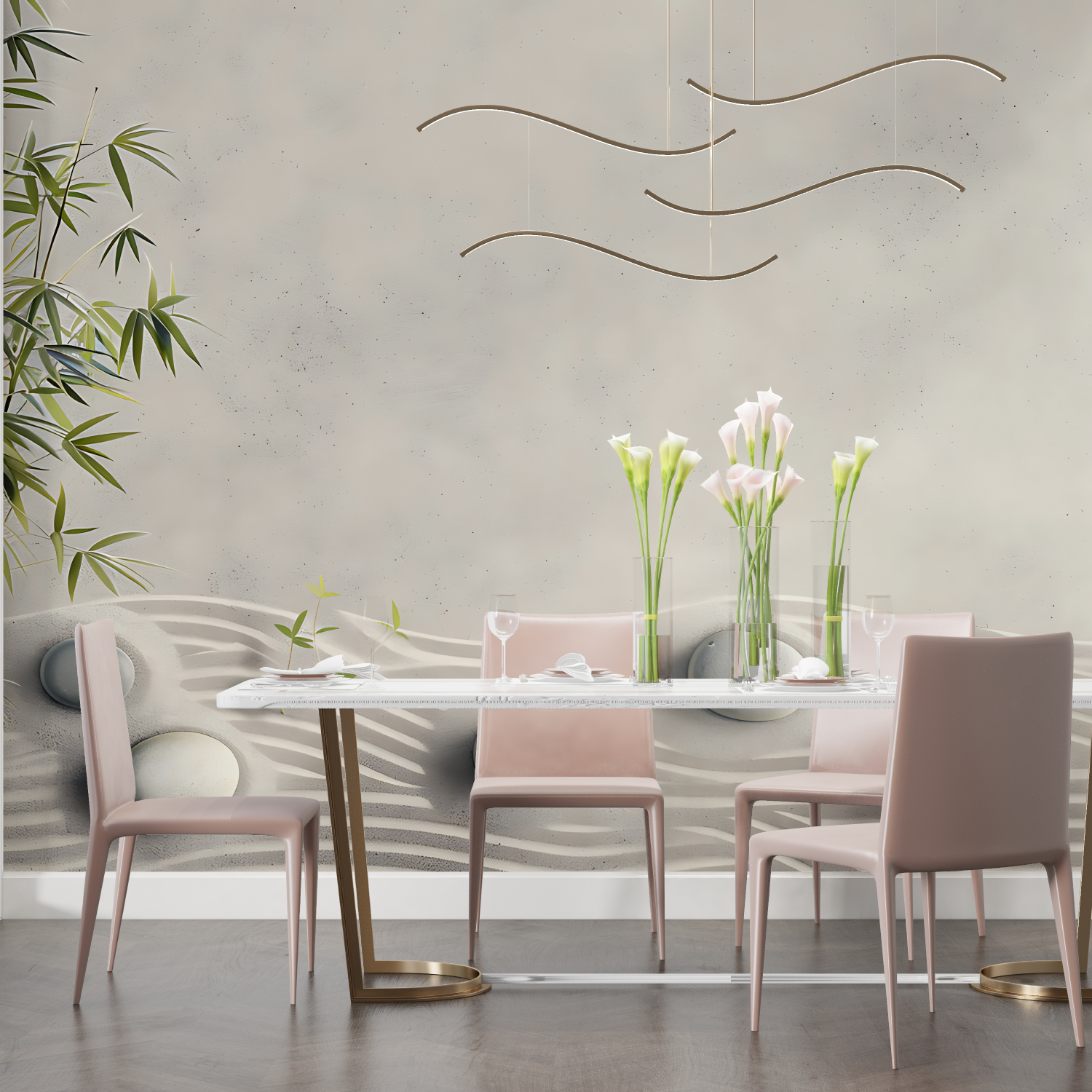 Japanese Wallpaper - Zen Garden and Pebbles