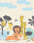 Children's wallpaper – Soft and playful safari