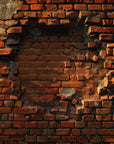 Papier Peint Art & Déco - Mur de Briques en Ruine